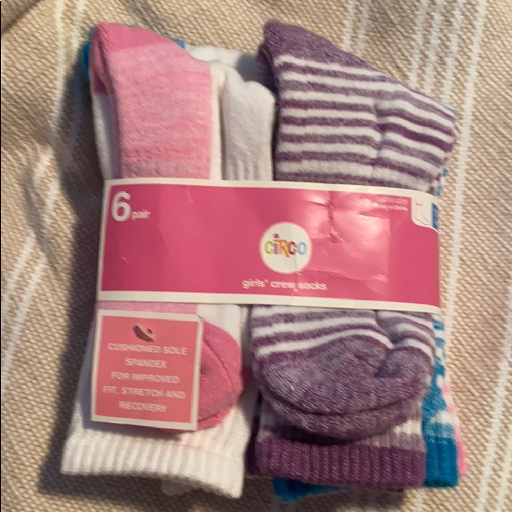 Girls crew socks